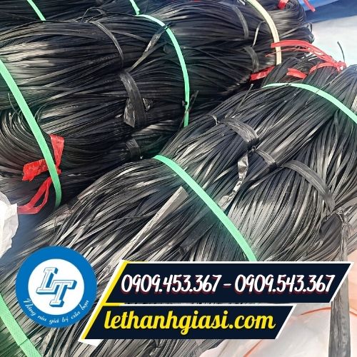 Dây nilon kẽm khô màu đen