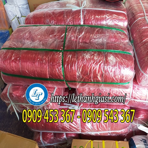 Dây nilon nem màu đỏ 600gam Dây nilon nem màu đỏ 600gam