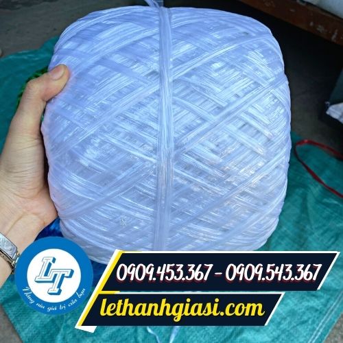 Dây nilon nem màu trắng 1kg Dây nilon nem màu trắng 1kg