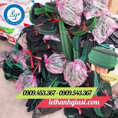 Dây ràng bố xanh 5cm Dây ràng bố xanh 5cm