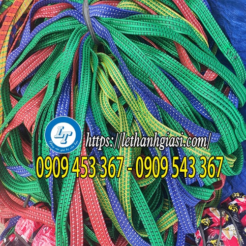 Dây ràng hàng cao su giá rẻ Dây ràng hàng màu đẹp