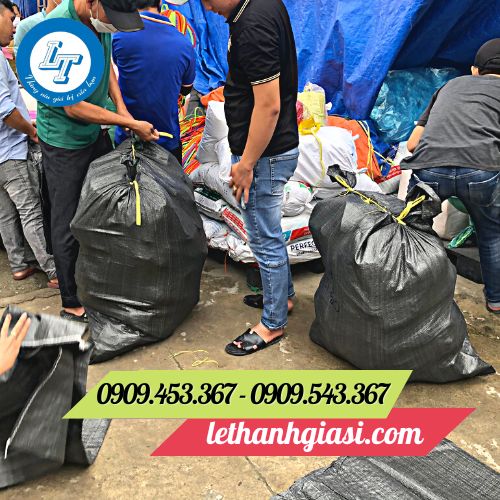 Đóng bao dây ràng giao chành xe cho khách