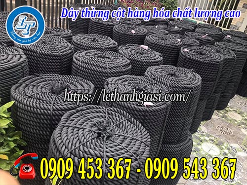 Dây thừng màu đen giá sỉ rẻ Dây thừng màu đen