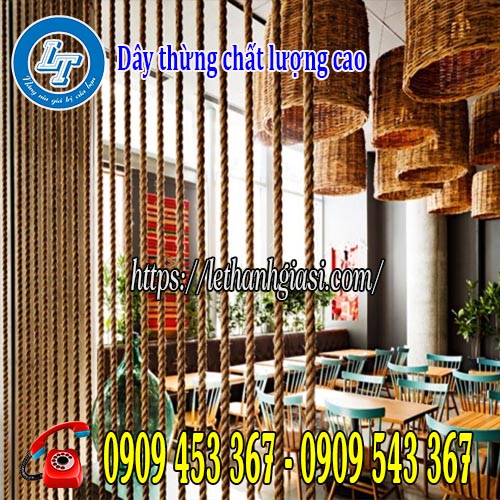 Dây thừng làm dây trang trí nhà cửa Dây thừng