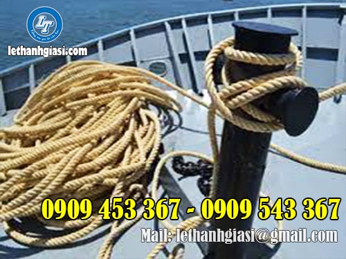 Dây thừng nilon dùng để neo đậu tàu thuyền Dây thừng nilon