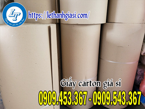 Giấy cuộn carton 2 lớp bọc hàng chất lượng Giấy cuộn carton 2 lớp bọc hàng chất lượng