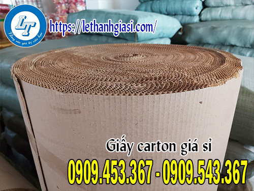 Giấy cuộn carton 2 lớp Giấy cuộn carton 2 lớp