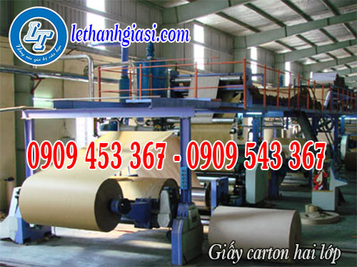 Nhà sản xuất giấy cuộn carton giá sỉ rẻ TPHCM Giấy carton 2 lớp