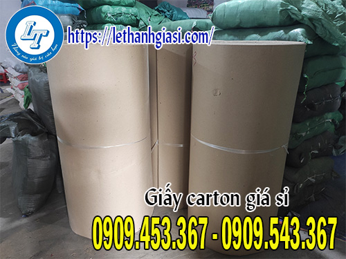 Giấy cuộn carton 2 lớp giá sỉ Giấy cuộn carton 2 lớp giá sỉ