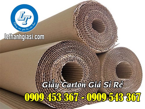 Giấy cuộn carton 2 lớp giá tốt tại kho Giấy cuộn carton