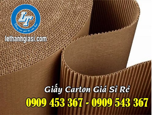 Giấy cuộn carton 2 lớp giá rẻ Giấy cuộn carton