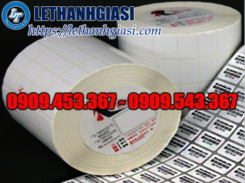 Giấy in mã vạch gia rẻ Giấy in mã vạch