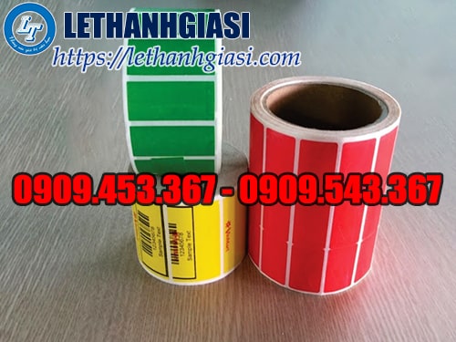 Giấy in mã vạch tem màu Giấy in mã vạch