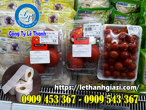 Giấy in mã vạch sử dụng tại siêu thị Giấy in mã vạch