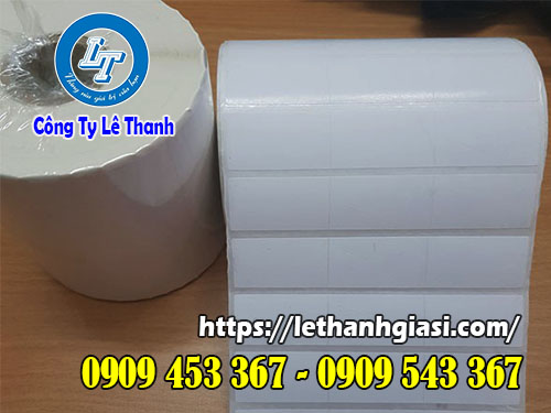 Giấy in mã vạch 3 tem giá rẻ Giấy in mã vạch