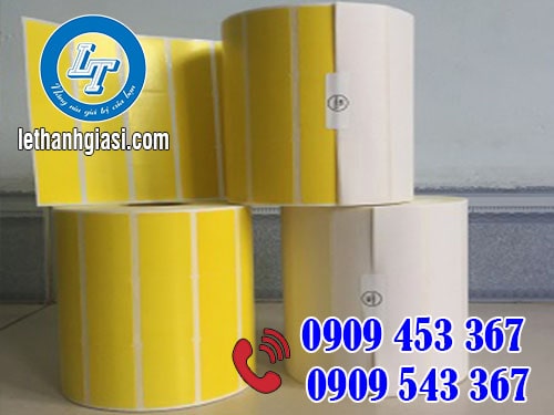 Giấy in mã vạch tem màu giá rẻ, giao hàng toàn quốc Giấy in mã vạch