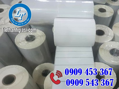 Giấy in mã vạch giá rẻ, giao hàng toàn quốc Giấy in mã vạch