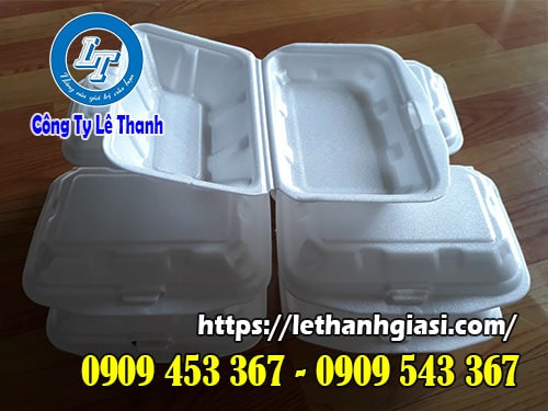 Hộp xốp đựng thức ăn dùng 1 lần giá rẻ Hộp xốp đựng thức ăn