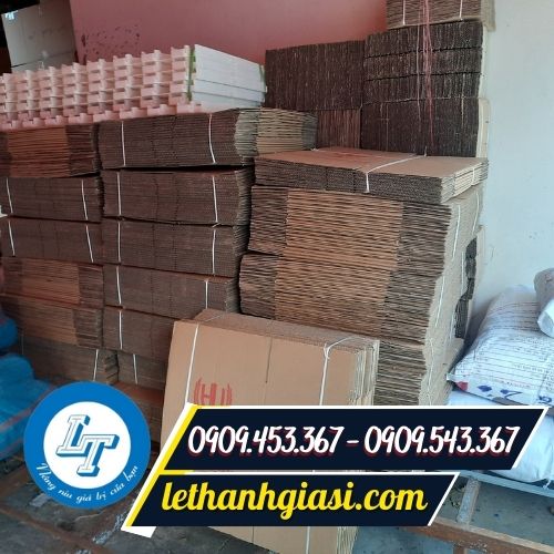 Thùng carton in logo