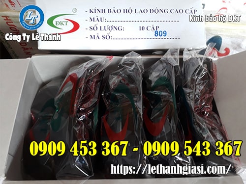 Kính bảo hộ lao động DKT hộp có 10 cặp Kính bảo hộ lao động DKT