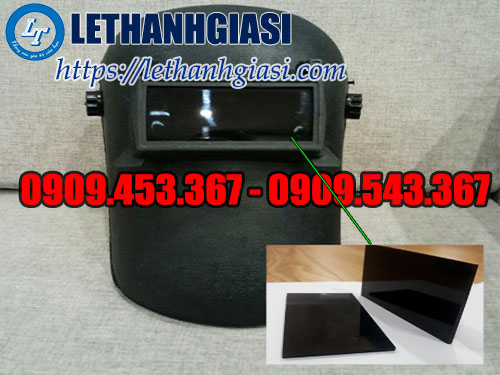 Kính màu đen gắn mặt nạ hàn giá rẻ, giao hàng nhanh Kính màu đen gắn mặt nạ hàn giá rẻ