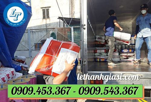 Bao tải in logo lên hàng giao khách Bao tải in logo lên hàng giao khách