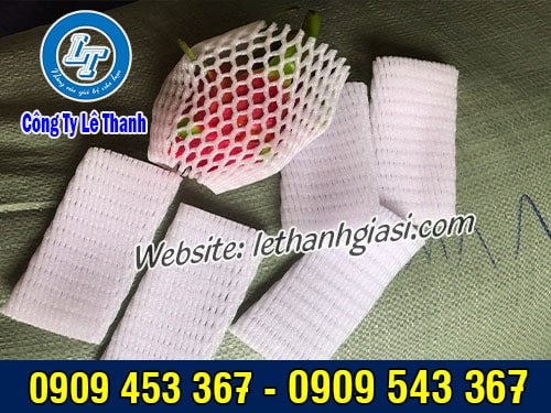 Xốp lưới bao trái cây giá rẻ, chất lượng tốt Xốp lưới bao trái cây nhiều kích cỡ