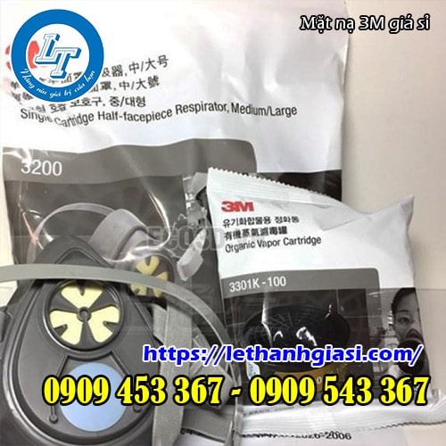 \Mặt nạ phòng độc 3M - 3200 giá rẻ, giao hàng toàn quốc \Mặt nạ phòng độc 3M - 3200