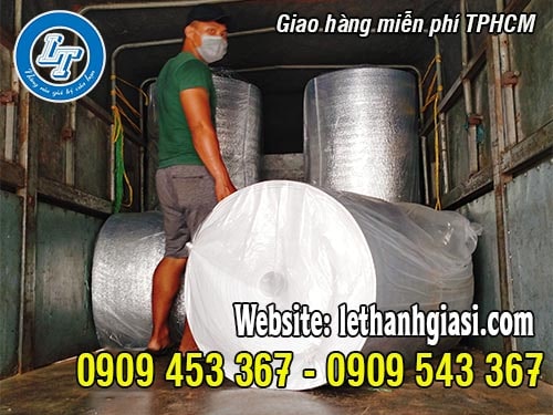 Màng xốp foam tráng bạc cách nhiệt giao hàng miễn phí TPHCM Màng xốp foam tráng bạc cách nhiệt
