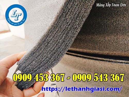 Cuộn xốp foam đen dày 5cm Cuộn xốp foam đen dày 5cm