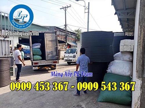 Màng xốp foam màu đen về số lượng lớn tại kho Màng xốp foam