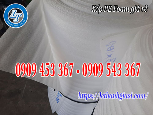 Xốp foam trắng độ dày 3 ly Xốp foam trắng