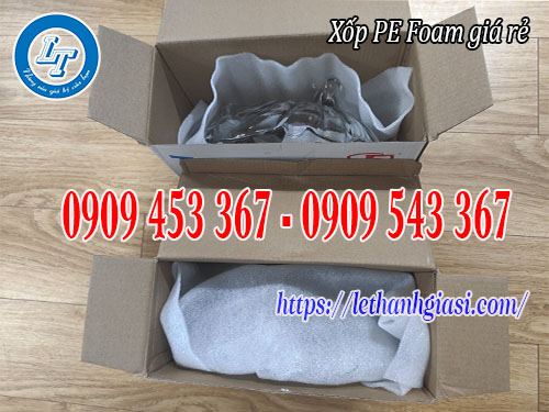 Xốp foam trắng gói hàng dễ vỡ, chống va đập Xốp foam trắng