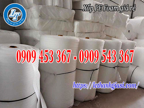 Xốp foam trắng giá sỉ rẻ tại Lê Thanh Xốp foam trắng