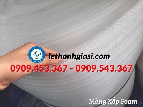 Màng xốp pe foam màu trắng giá tốt Màng xốp pe foam màu trắng