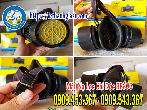 Cấu tạo của mặt nạ phòng độc BB306 Mặt nạ phòng độc BB306