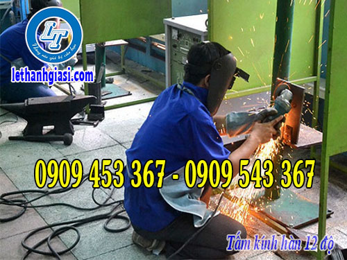 Tấm kính hàn 12 độ gắn mặt nạ hàn Tấm kính hàn 12 độ