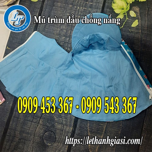 Mũ trùm đầu chống nắng cao cấp, giá rẻ Mũ trùm đầu chống nắng