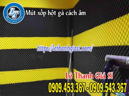 Mút hột gà sử dụng cách âm tại phòng hát Mút hột gà
