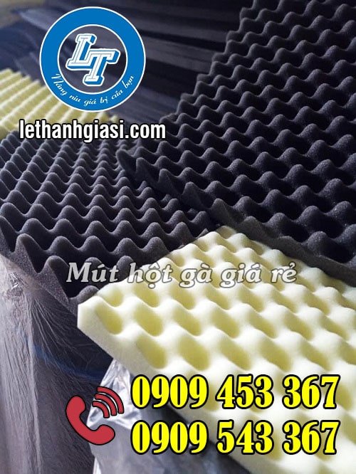 Mút hột gà màu vàng, màu đen Mút hột gà