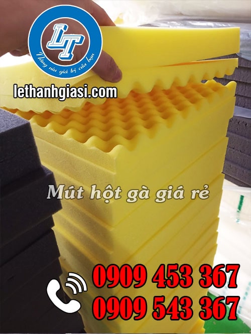 Mút hột gà 50cmx50cmx3cm giá sỉ rẻ tại Lê Thanh Mút hột gà