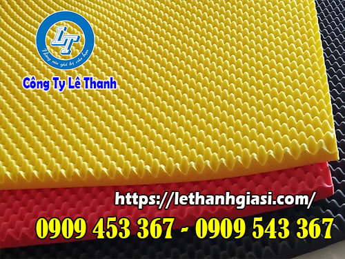 Mút xốp hột gà màu vàng, hồng, đen Mút xốp hột gà