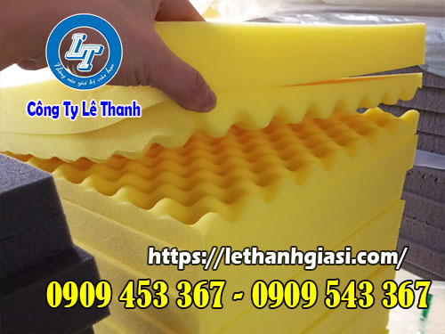 Mút xốp hột gà màu vàng Mút xốp hột gà