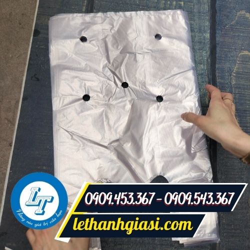 Túi nilon đục lỗ 2 quai đựng trái cây, rau củ giá rẻ mua ở đâu? Túi nilon đục lỗ 2 quai đựng trái cây, rau củ giá rẻ mua ở đâu?