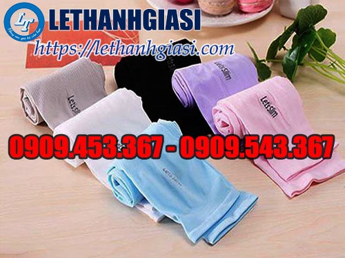 Ống tay chống nắng của Lê Thanh đa dạng màu sắc Ống tay chống nắng của Lê Thanh đa dạng màu sắc