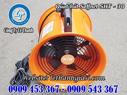 Quạt hút xách tay soffnet SHT - 30 chĩnh hãng Quạt hút công nghiệp xách tay soffnet