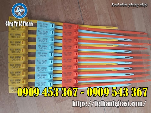 Seal niêm phong nhựa giá rẻ tại kho Seal niêm phong nhựa