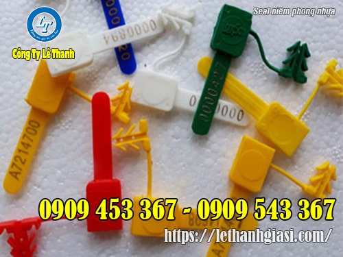 Seal niêm phong nhựa 4 ngạnh nhiều màu Seal niêm phong nhựa