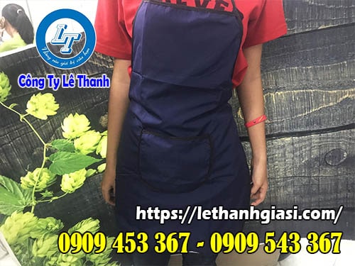 Tạp dề vải kaki giá rẻ Tạp dề