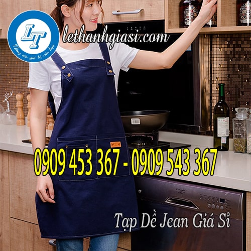 Tạp dề vải jean giá rẻ tại xưởng Tạp dề vải jean giá rẻ tại xưởng